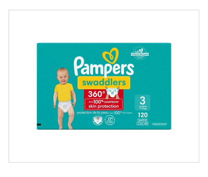 Pampers Swaddlers 360 Pull-on Diapers, Size 3 (16-28 Lbs) sold price at auction in Canada