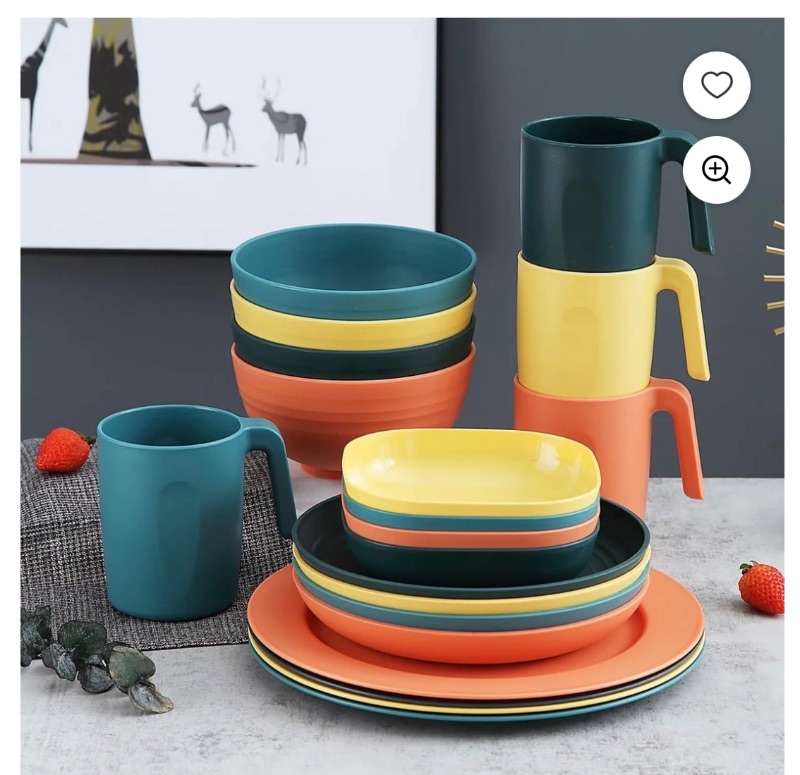 Mainstays Alessandra Matte Black 12-Piece Stoneware sold price at auction in Canada