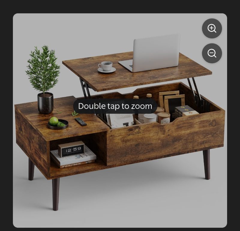EDX Modern Lift Top Coffee Table with Hidden Storage sold price at auction in Canada
