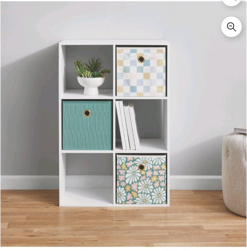 Mainstays 6-Cube Organizer, White sold price at auction in Canada