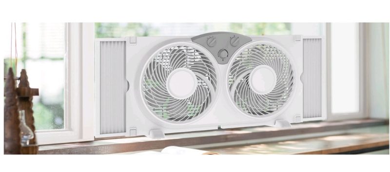 Mainstays twin window fan sold price at auction in Canada