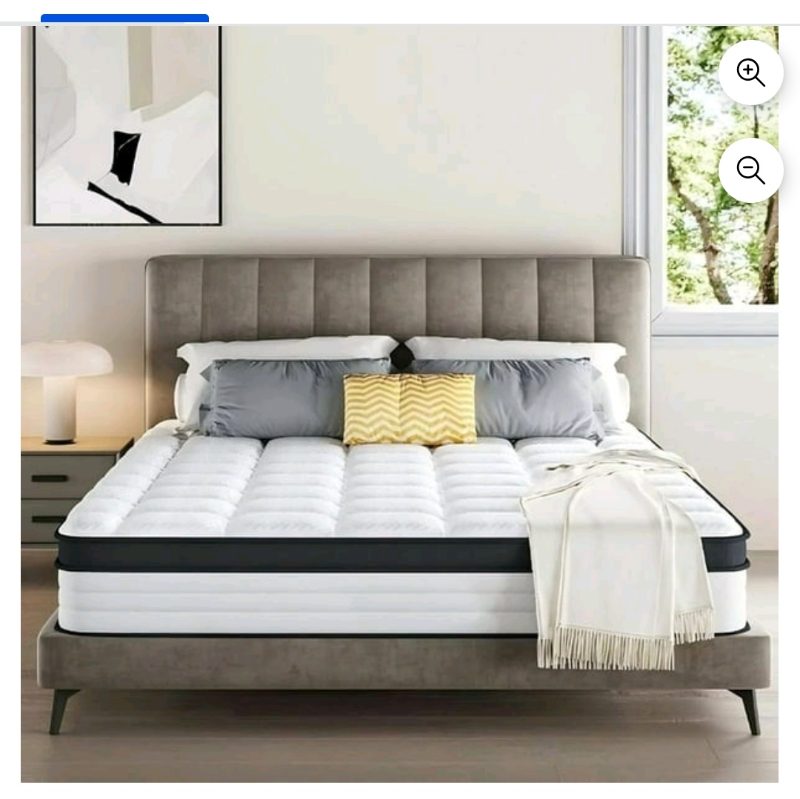 12 Inch Full Size Mattress  Hybrid sold for $105 at auction (list price $399)