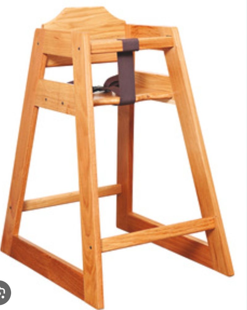Edward Don & Company  High Chair LIGHT OAK — coming up at the AmazeDeals auction in Kitchener