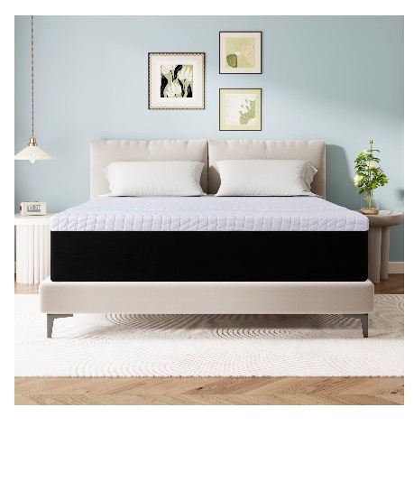 Twin Mattress, GELBIY 8 Inch Gel Memory Foam Mattress in a sold price at auction in Canada