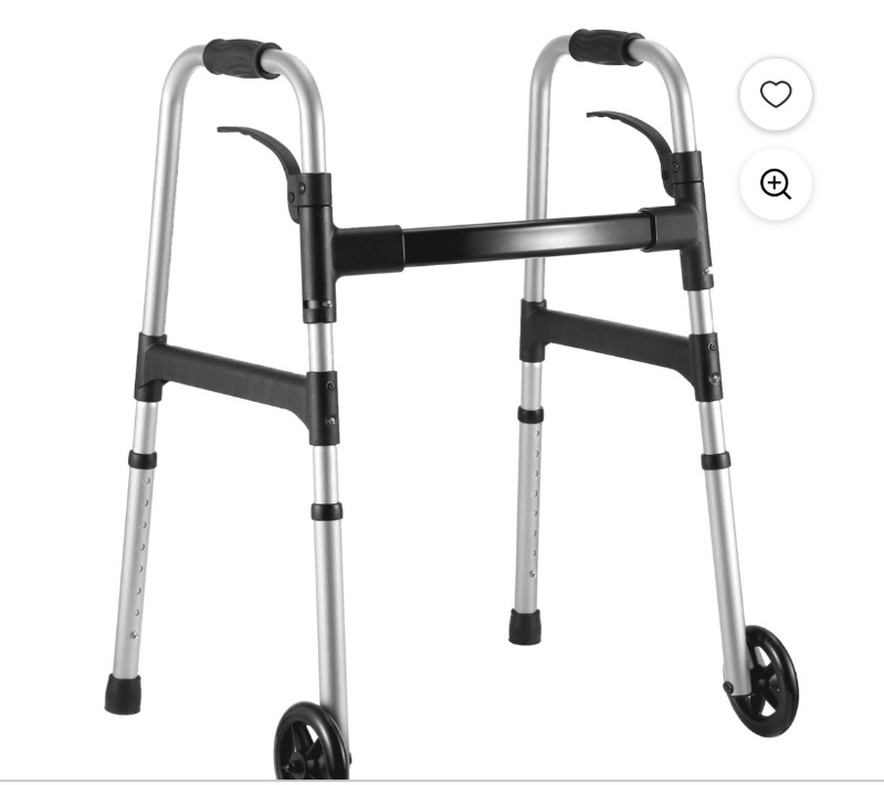MaxKare Folding Walker with Wheels sold price at auction in Canada