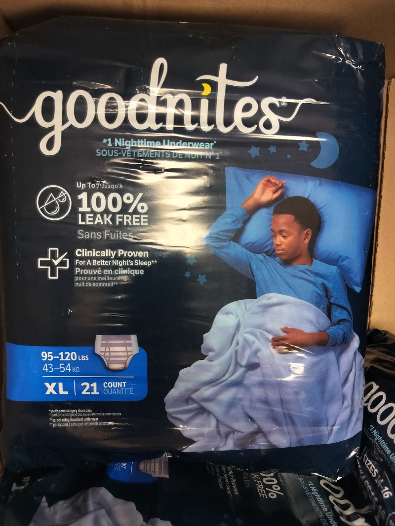 Goodnites Boys' Nighttime Bedwetting Underwear sold price at auction in Canada