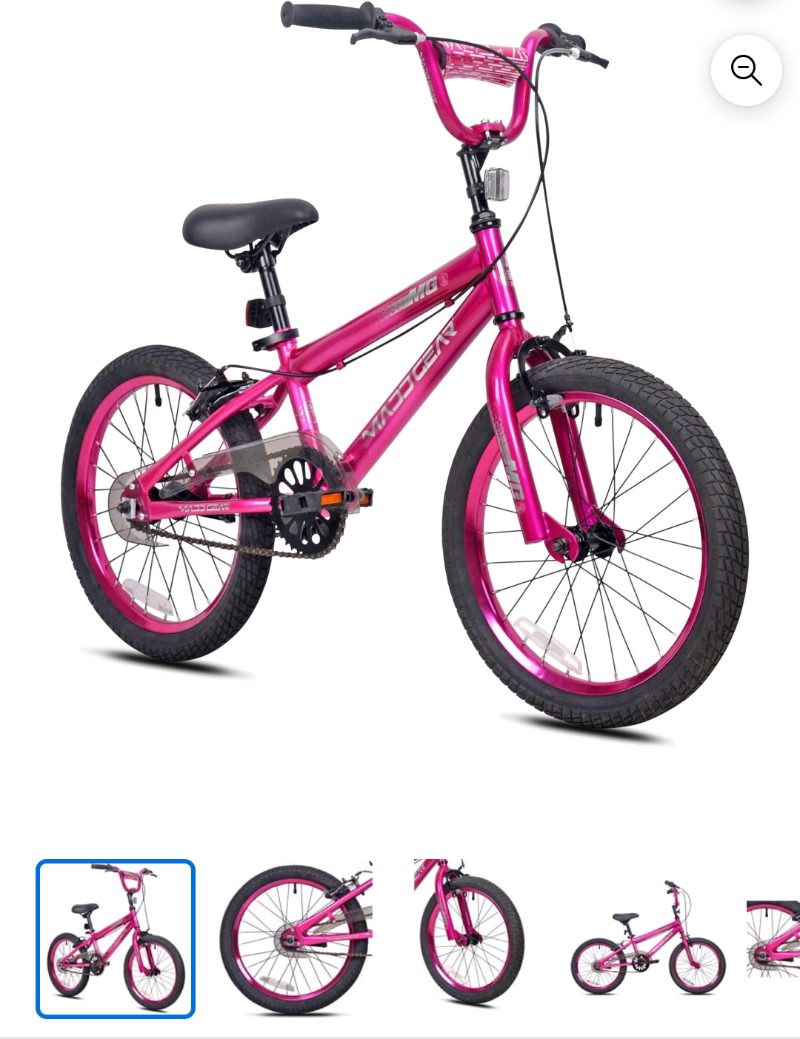 Madd Gear 18" Girls BMX Bike - Pink - Ages 4-8 sold price at auction in Canada
